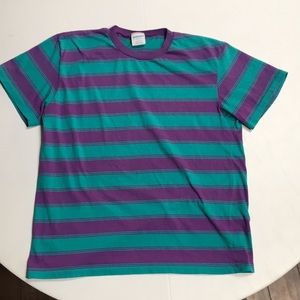 Single stitched aqua berry shirt